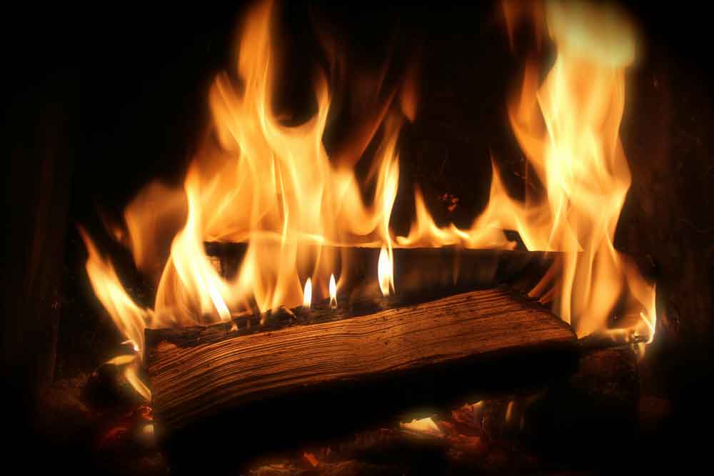 Feu de cheminée