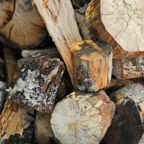 Chutes de bois déclassé