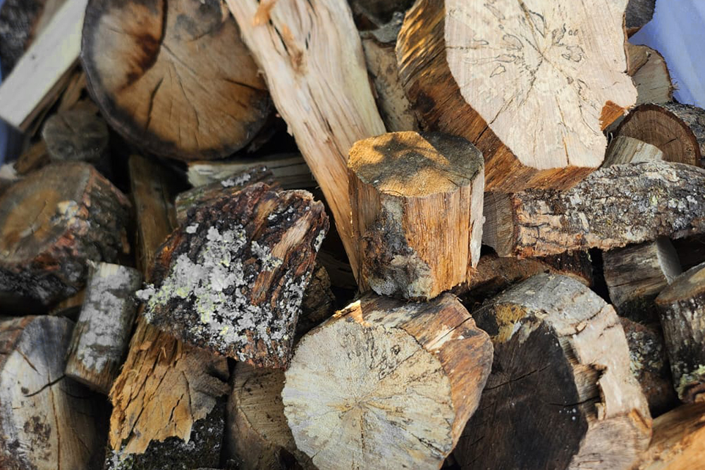 Chutes de bois déclassé